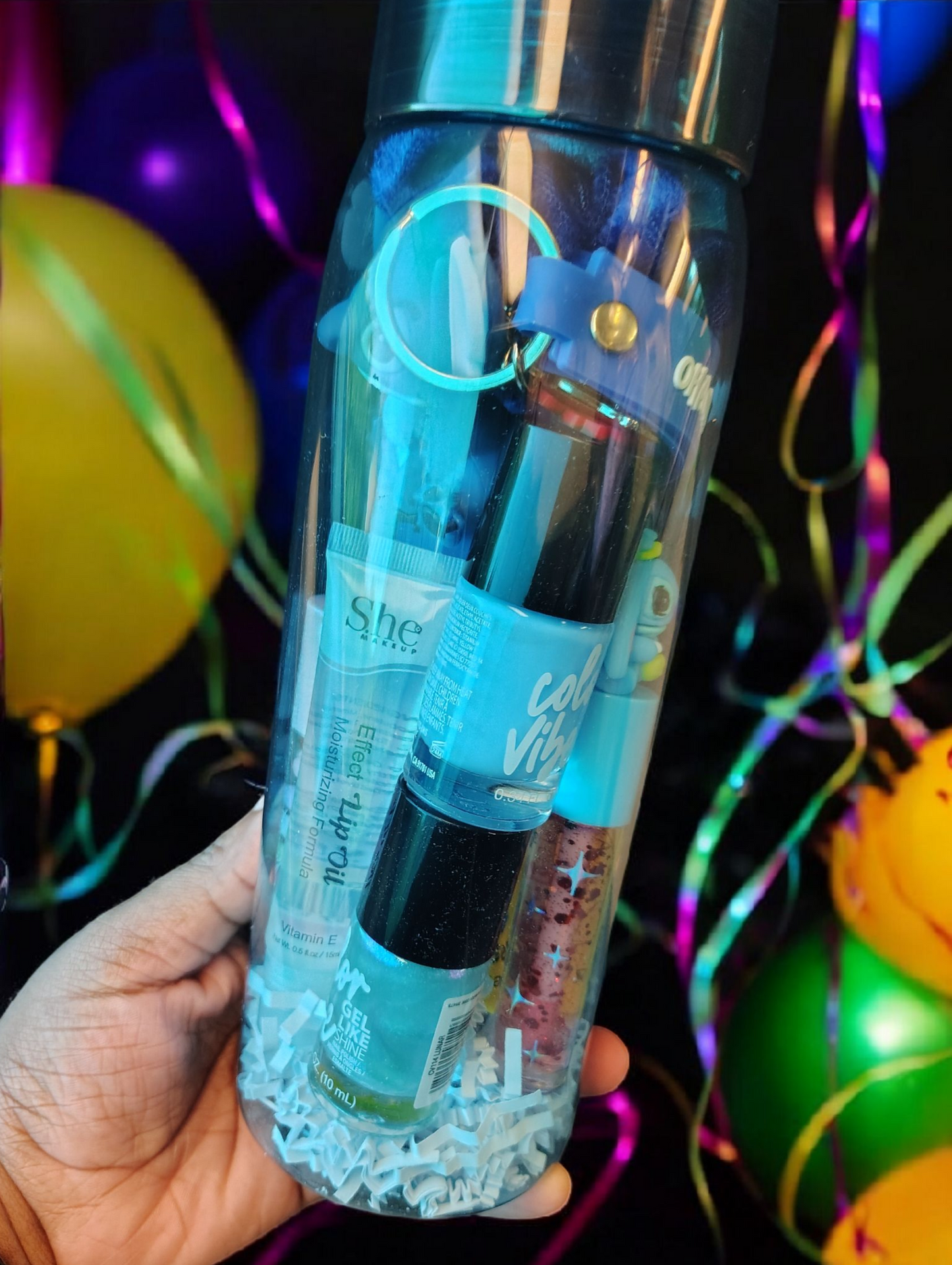 Stuffed bottle