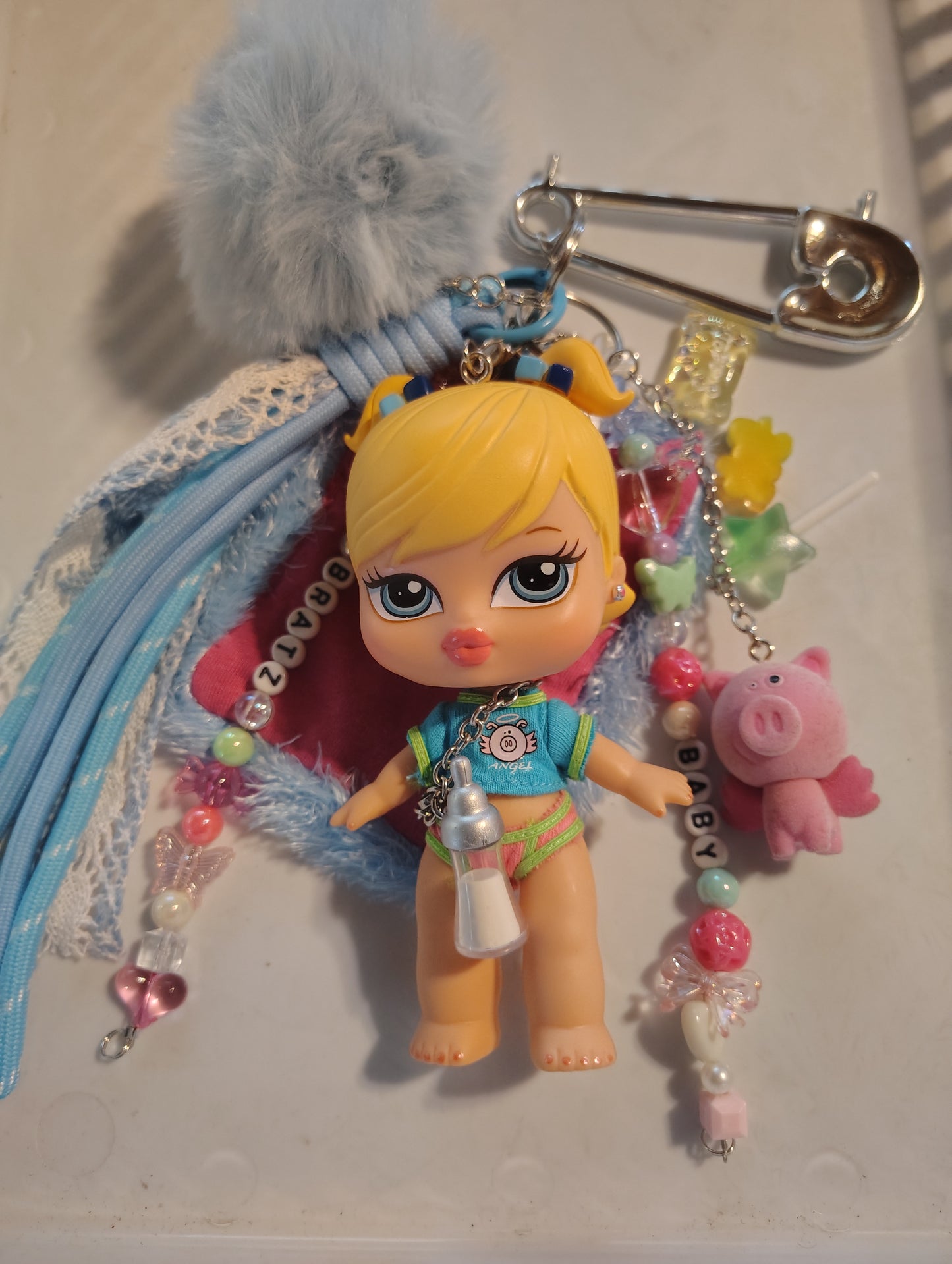 💙✨ Bratz Baby Junk Keychains – Handmade & One-of-a-Kind ✨💙